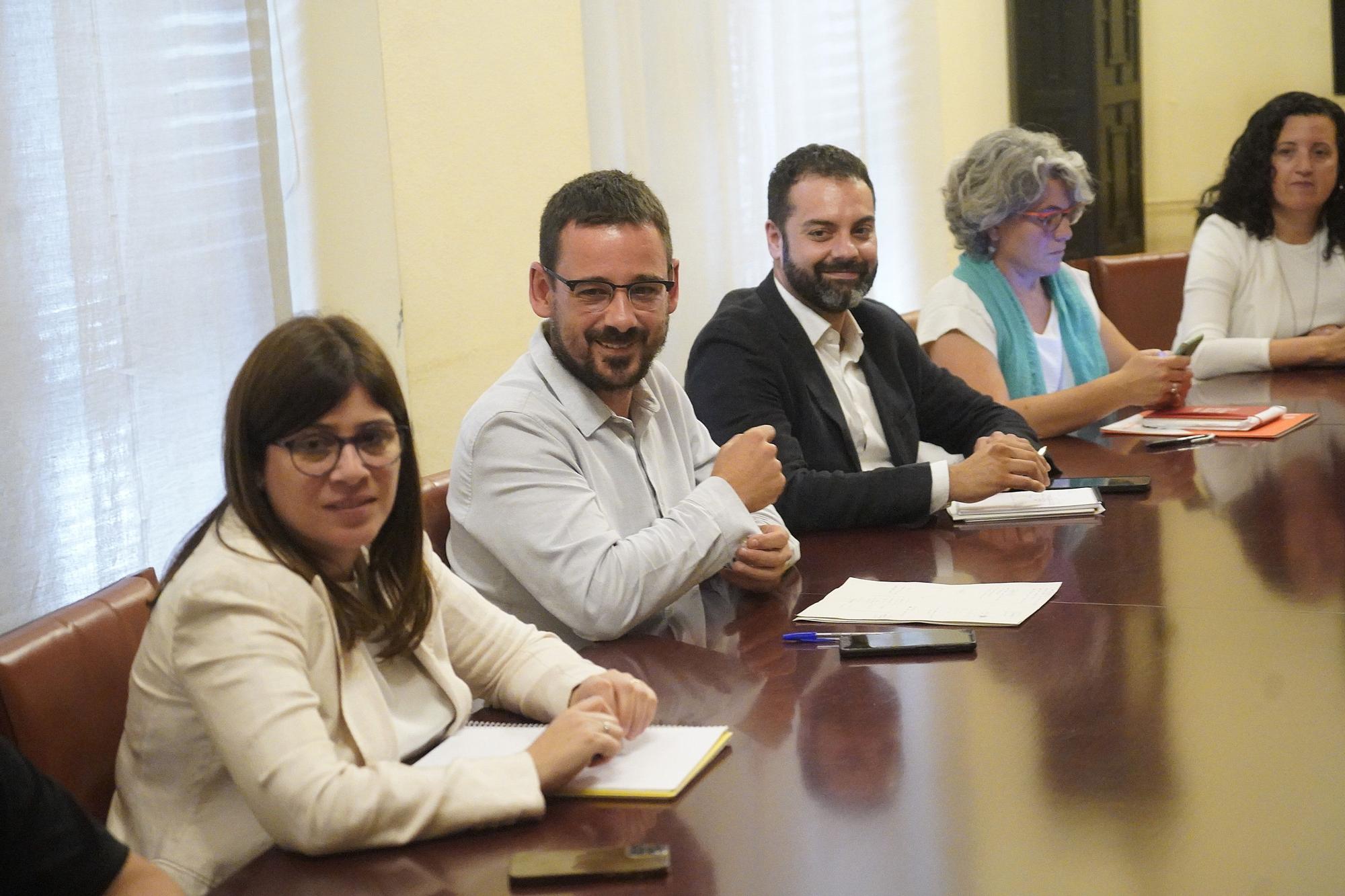 Primera reunió del nou equip de govern de l'Ajuntament de Girona