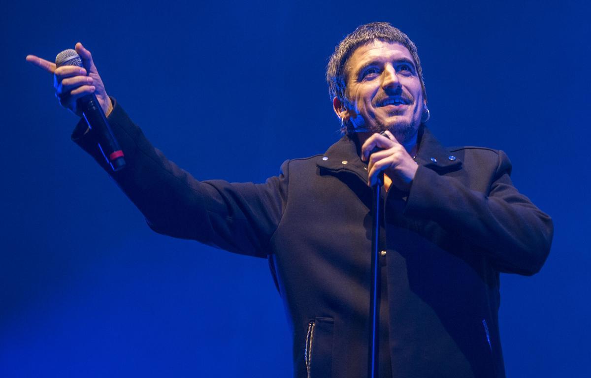 Panxo, durante el concierto del grupo valenciano Zoo en el Palau Sant Jordi, en diciembre de 2022.