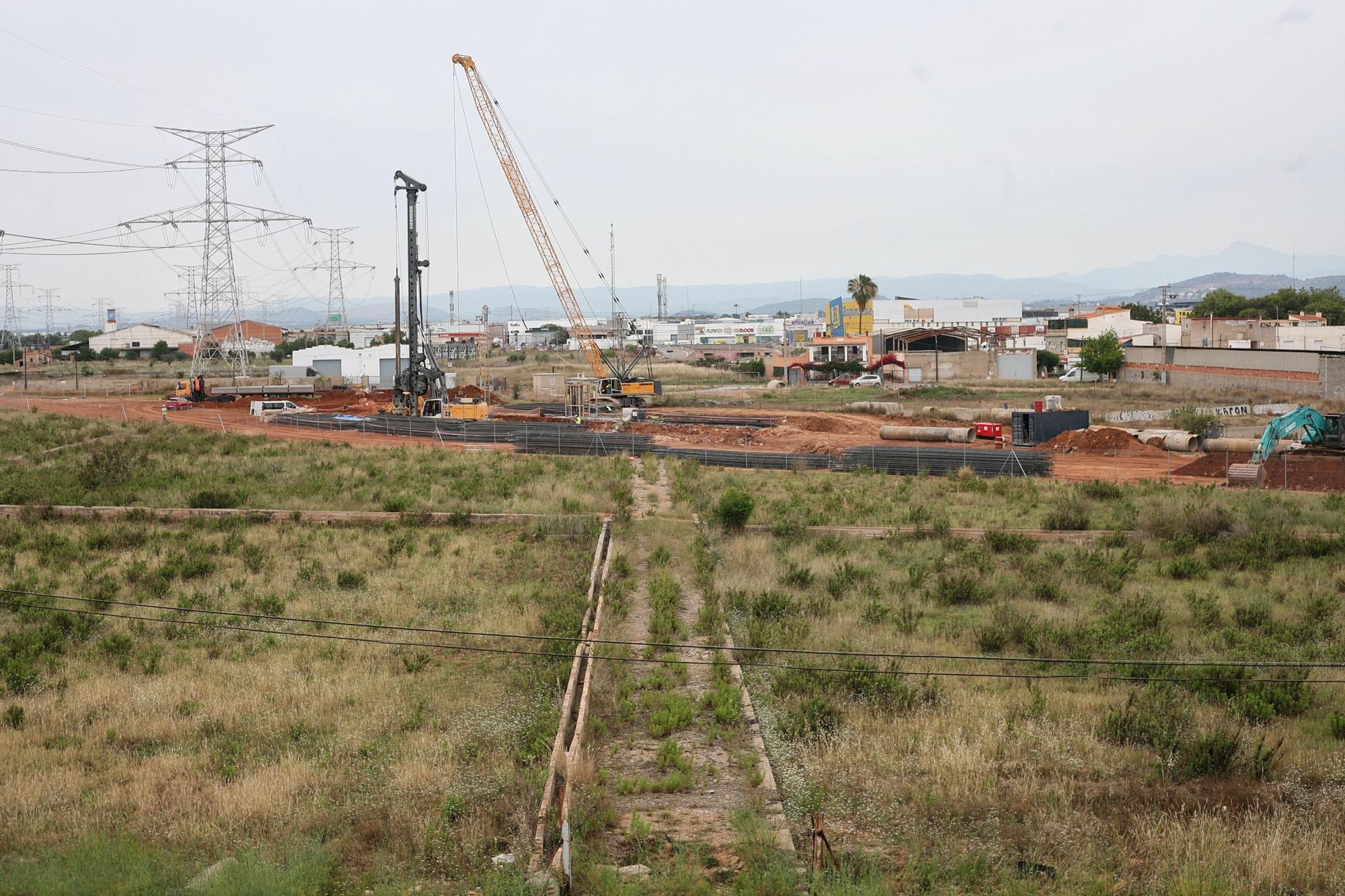 Avanzan los trabajos en la primera fase del acceso ferroviario sur a PortCastelló