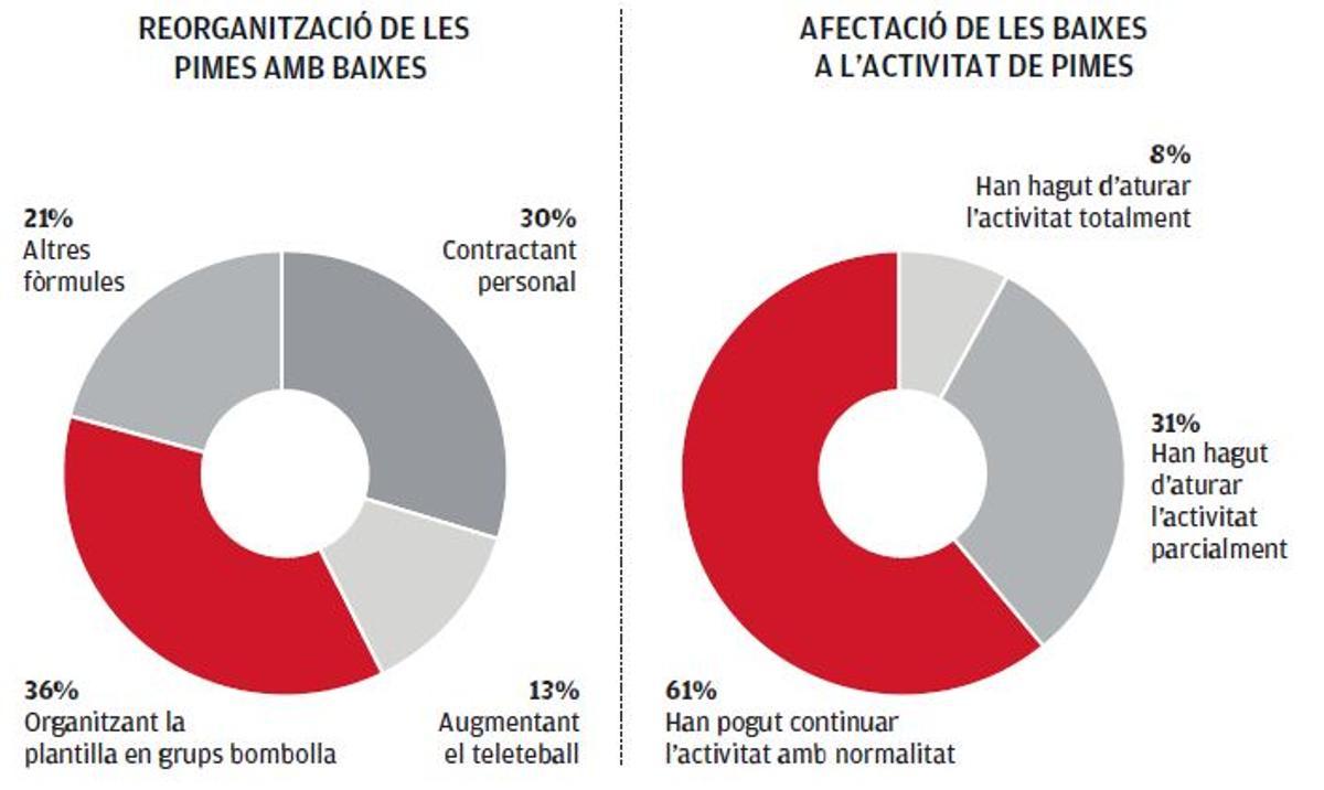 AFECTACIÓ DE LA 6A ONADA DE LA COVID-19 A LES PIMES DE GIRONA