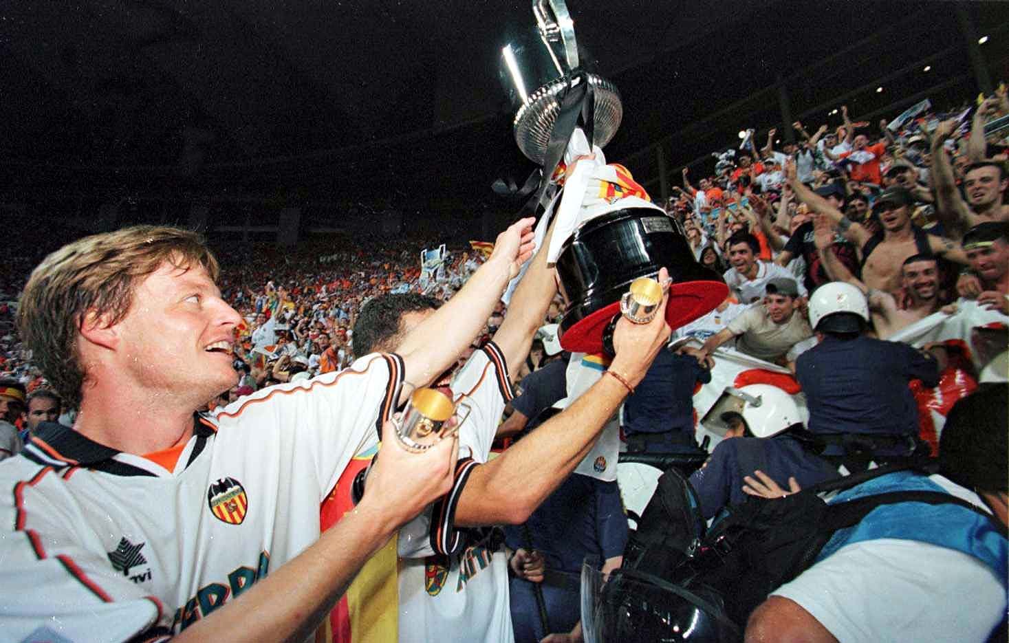 Hoy hace 24 años que el Valencia conquistó la copa del Rey en La Cartuja