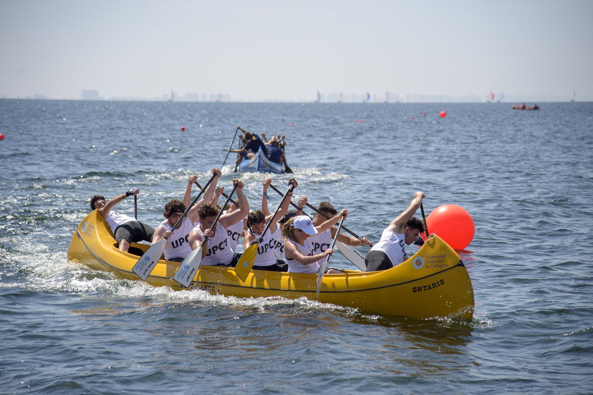 Así ha sido el campeonato de piragüismo Interuniversidad Playa Barnuevo en San Pedro