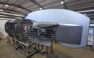 El autogiro de De la Cierva toma forma en el Sanje