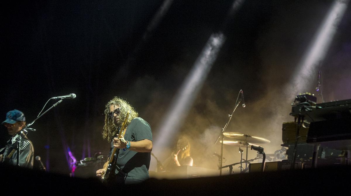 El grupo ‘War on drugs’ durante su actuación en el festival.