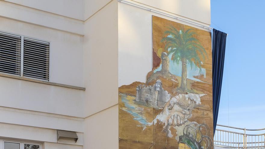 Mural por el 50 aniversario de San Juan de Dios en Las Palmas de Gran Canaria