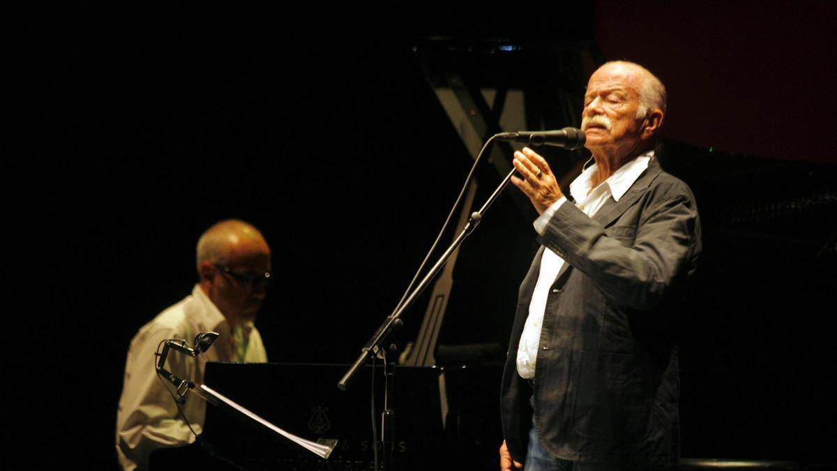 Gino Paoli, durante su actuación en La Mar de Músicas en 2015.