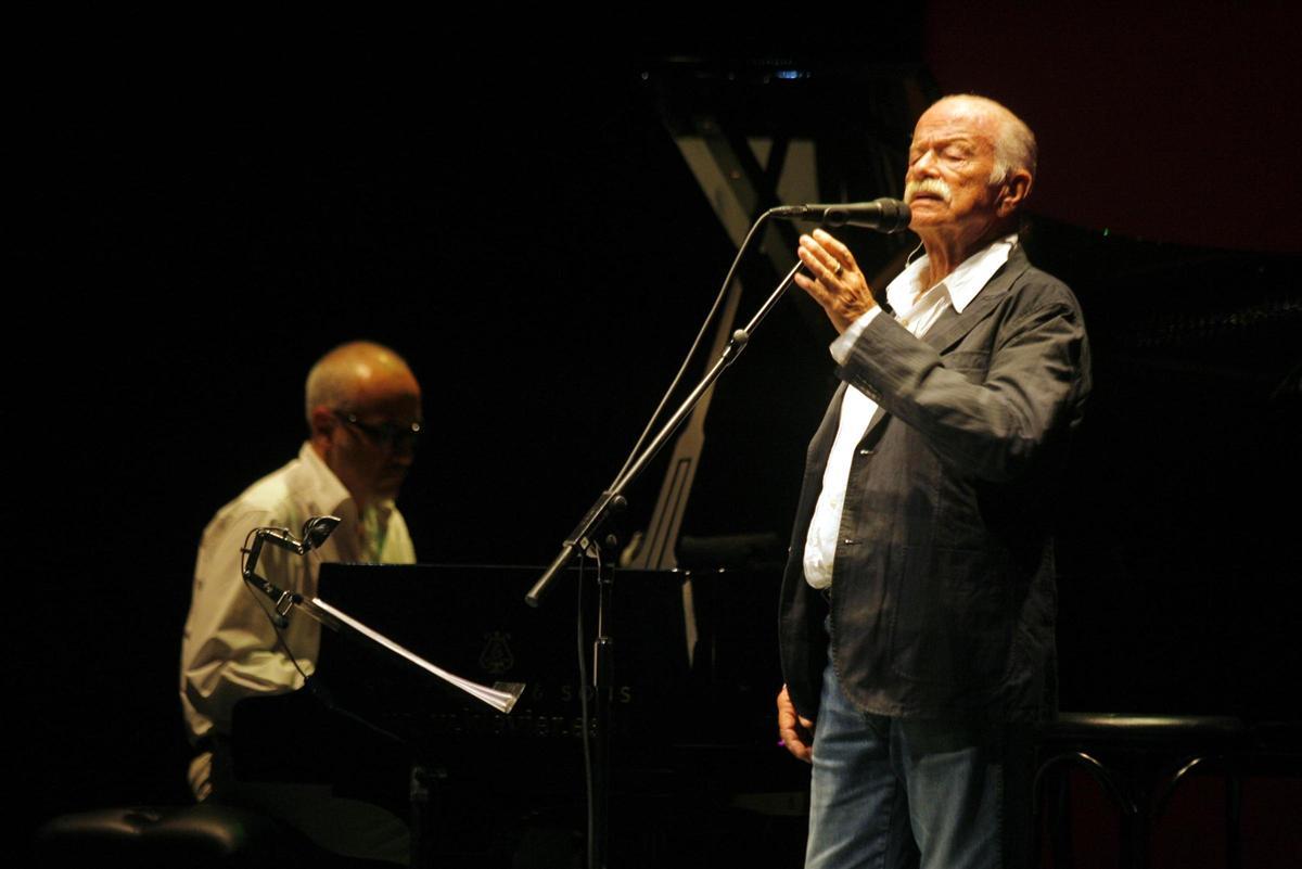 Gino Paoli, durante su actuación en La Mar de Músicas en 2015