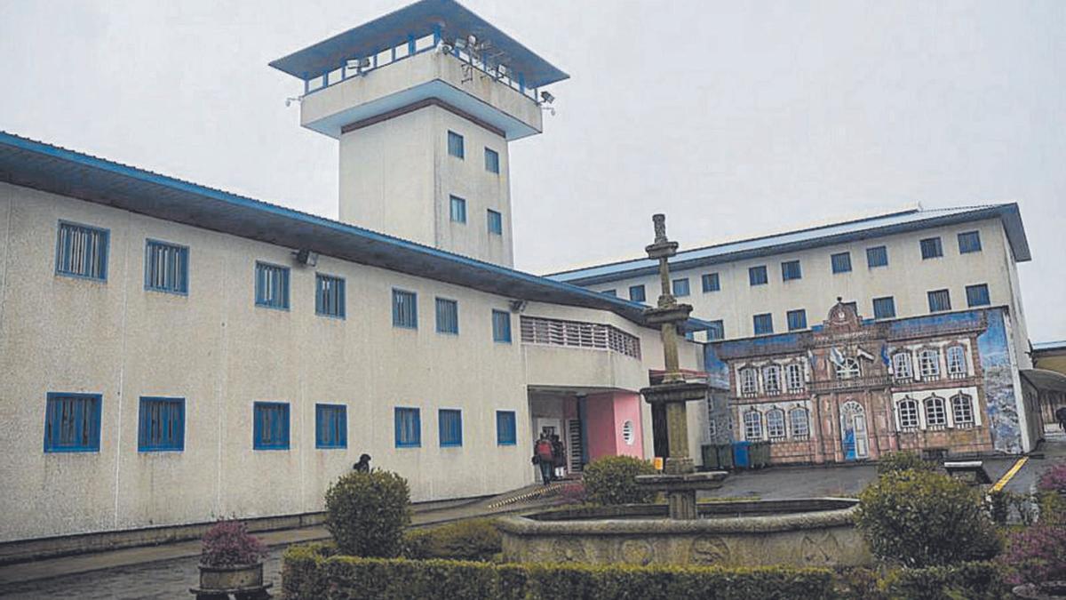 Exterior de la cárcel de A Lama (Pontevedra).