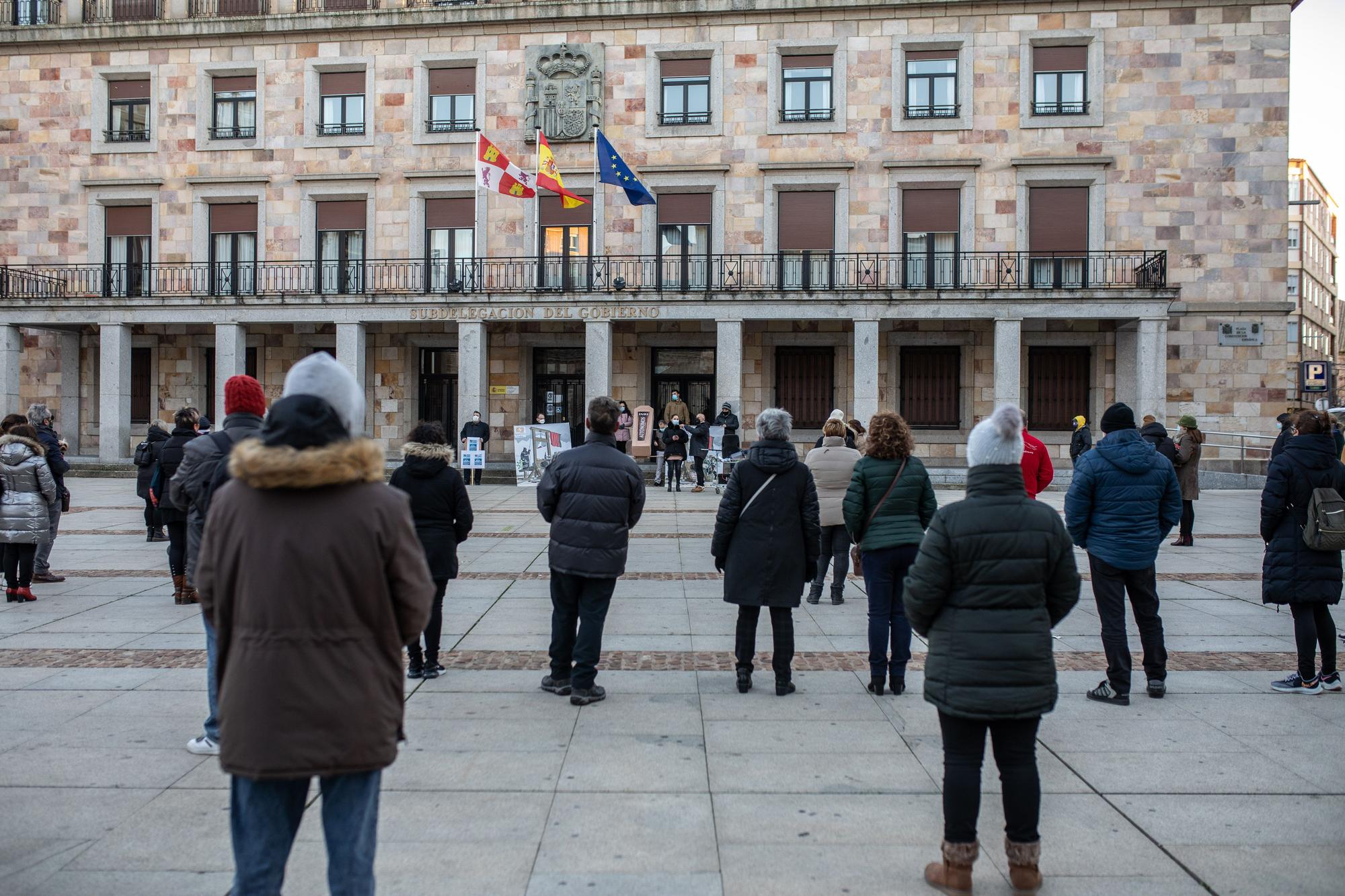 Los autónomos de Zamora se anticipan a su "funeral"