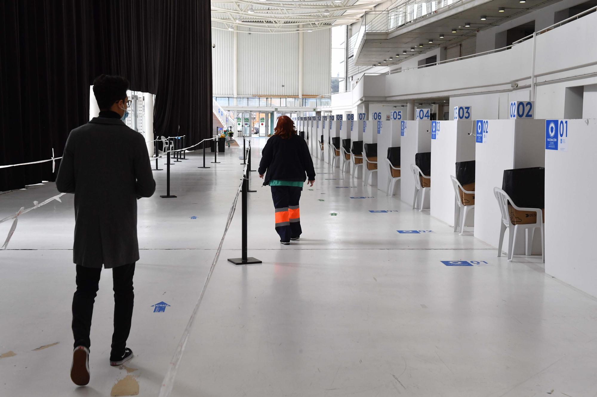 La Xunta clausura el centro vacunación para el COVID de Expocoruña