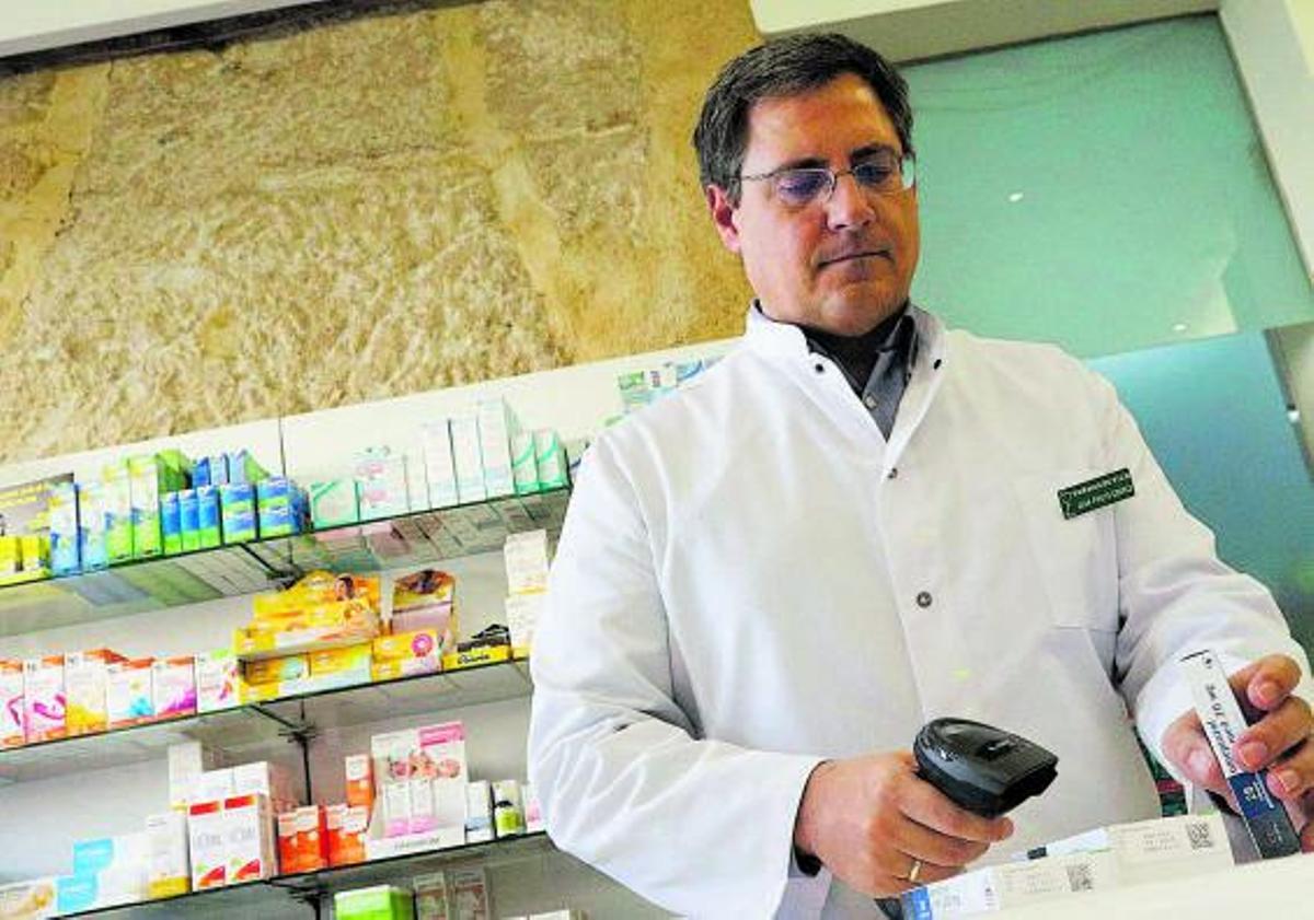 Juan Prieto Corpas, presidente del Colegio de Farmacéuticos de Zamora. | Jose Luis Fernández