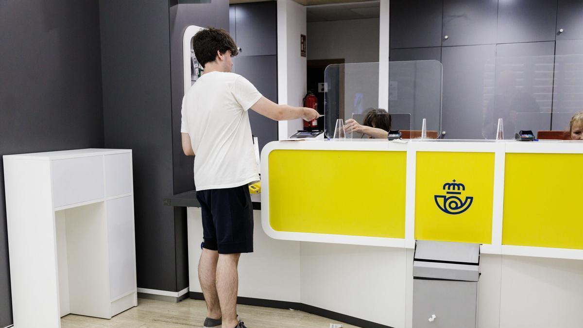 Un oficina de Correos