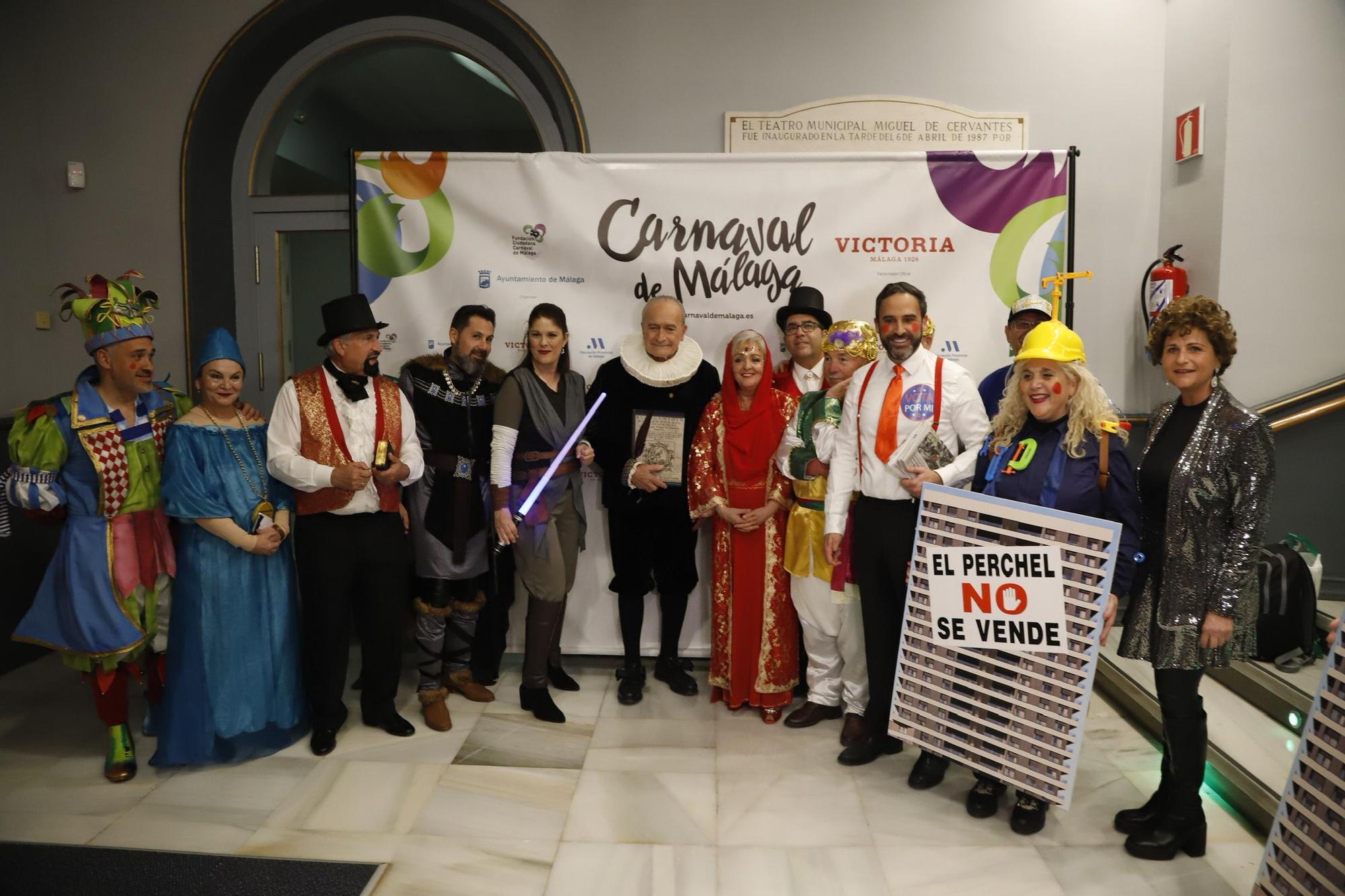 Photocall de la final de COAC del Carnaval de Málaga