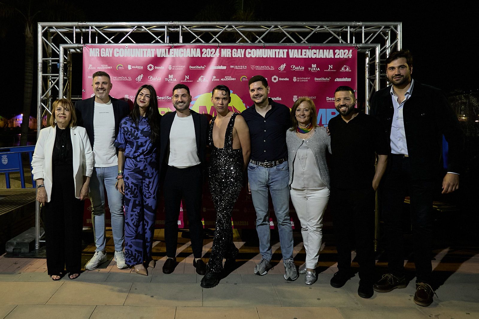 El concurso Mr. Gay Comunitat Valenciana de Gandia, en imágenes