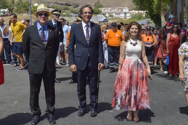 Procesión de las Nieves desde el puerto hasta ...