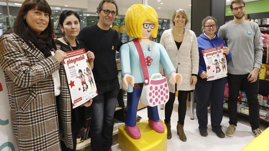 La presentació de la Fira de Playmobil, ahir