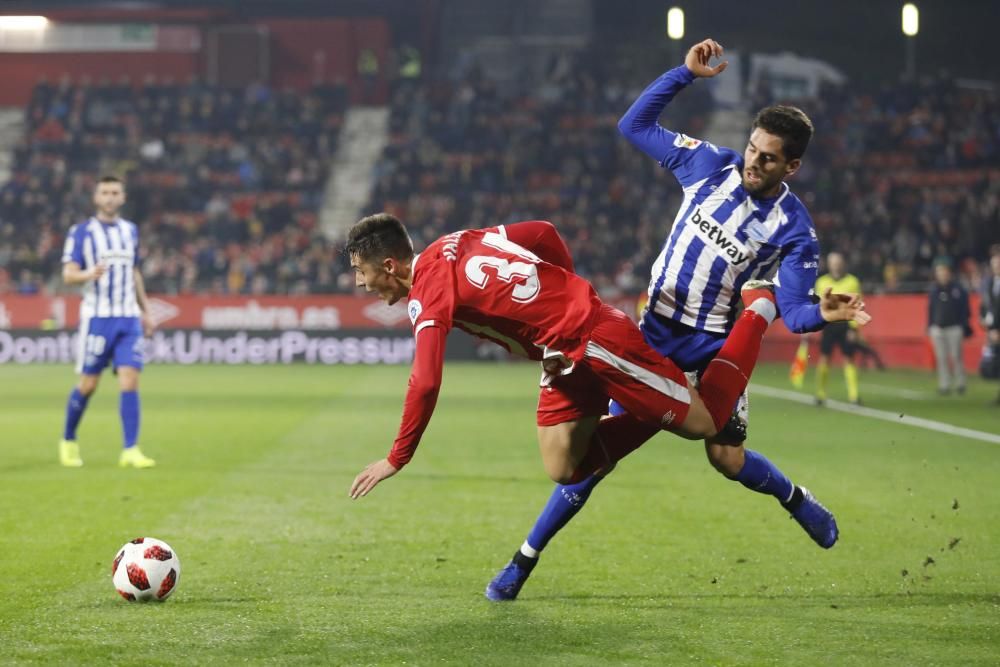 Les imatges del Girona - Alabès de Copa del Rei