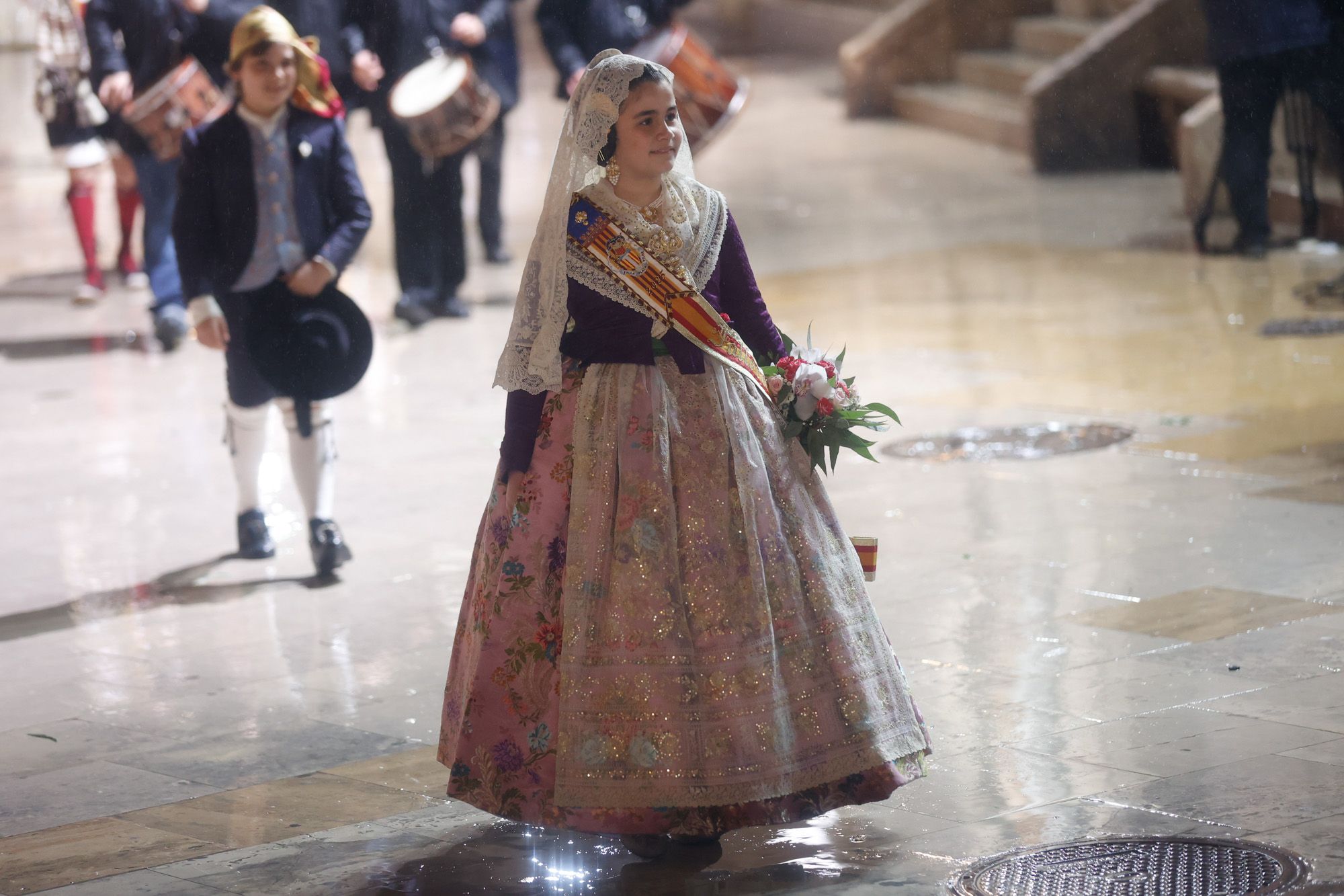 Falleras Mayores en la Ofrenda 2025. Día 18 (2/3)