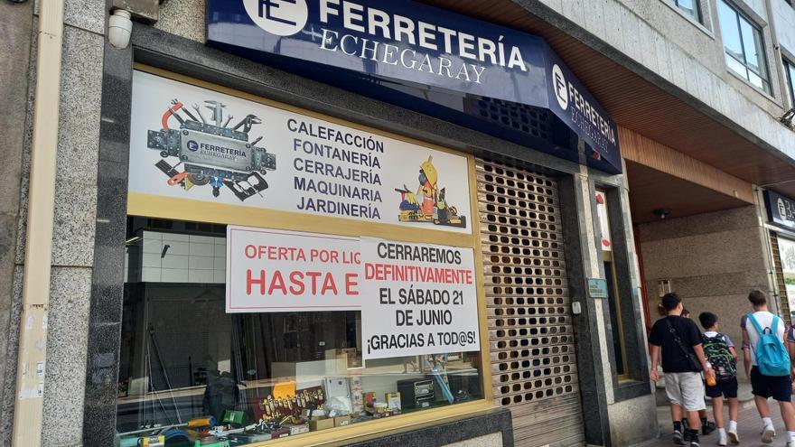 Ferretería Echegaray cierra sus puertas tras cuatro décadas de actividad: «¡Gracias a todos!»