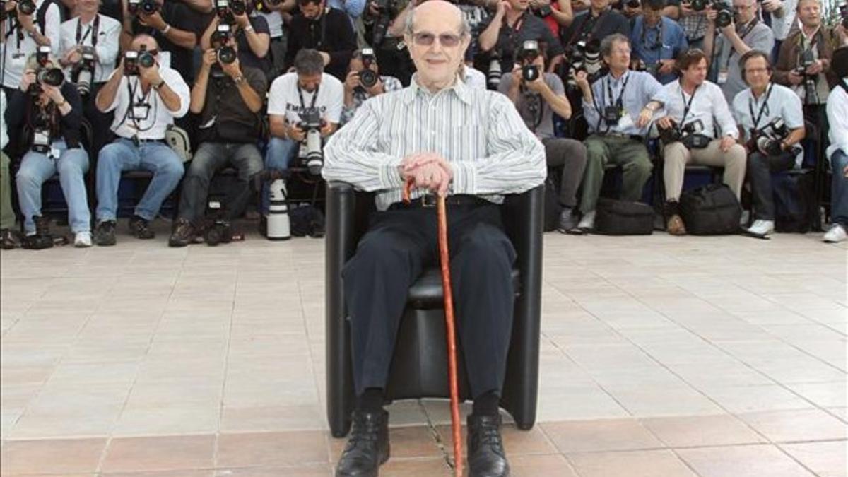 Manoel de Oliveira, en una imagen del 2010, en el festival de cine de Cannes.