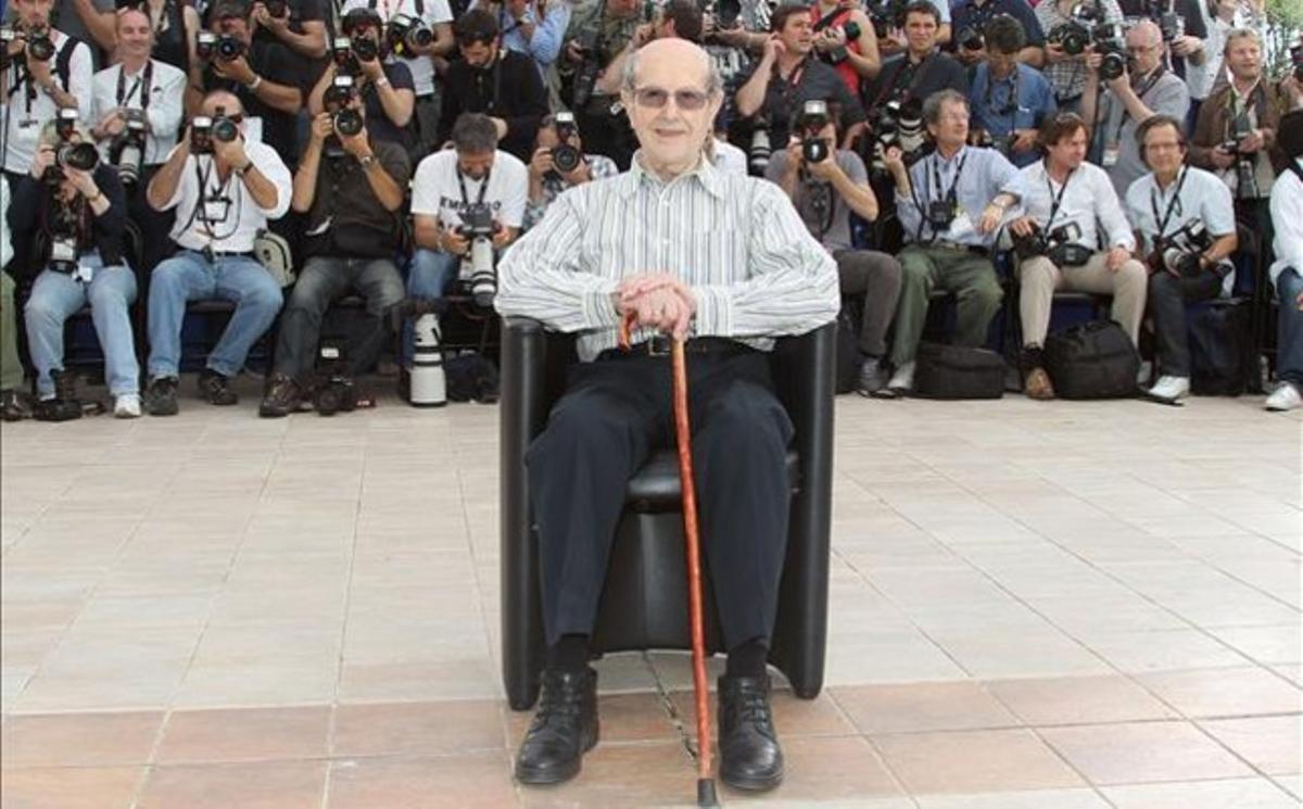 Manoel de Oliveira, en una imatge del 2010, al festival de cine de Cannes.