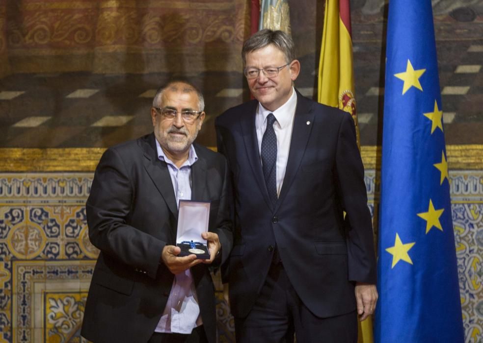 Entrega de distinciones de la Generalitat el 9 d'Octubre