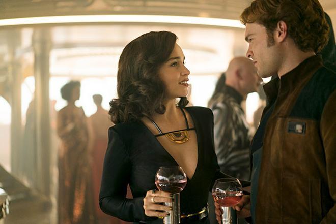 Emilia Clarke en 'Han Solo: Una historia de Star Wars'