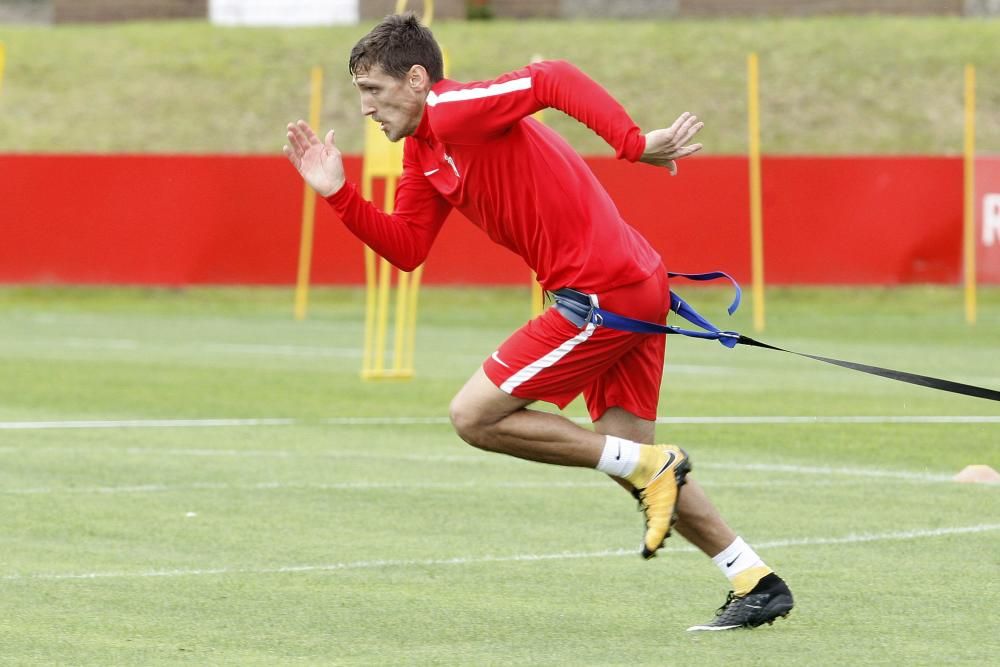 Entrenamiento del Sporting