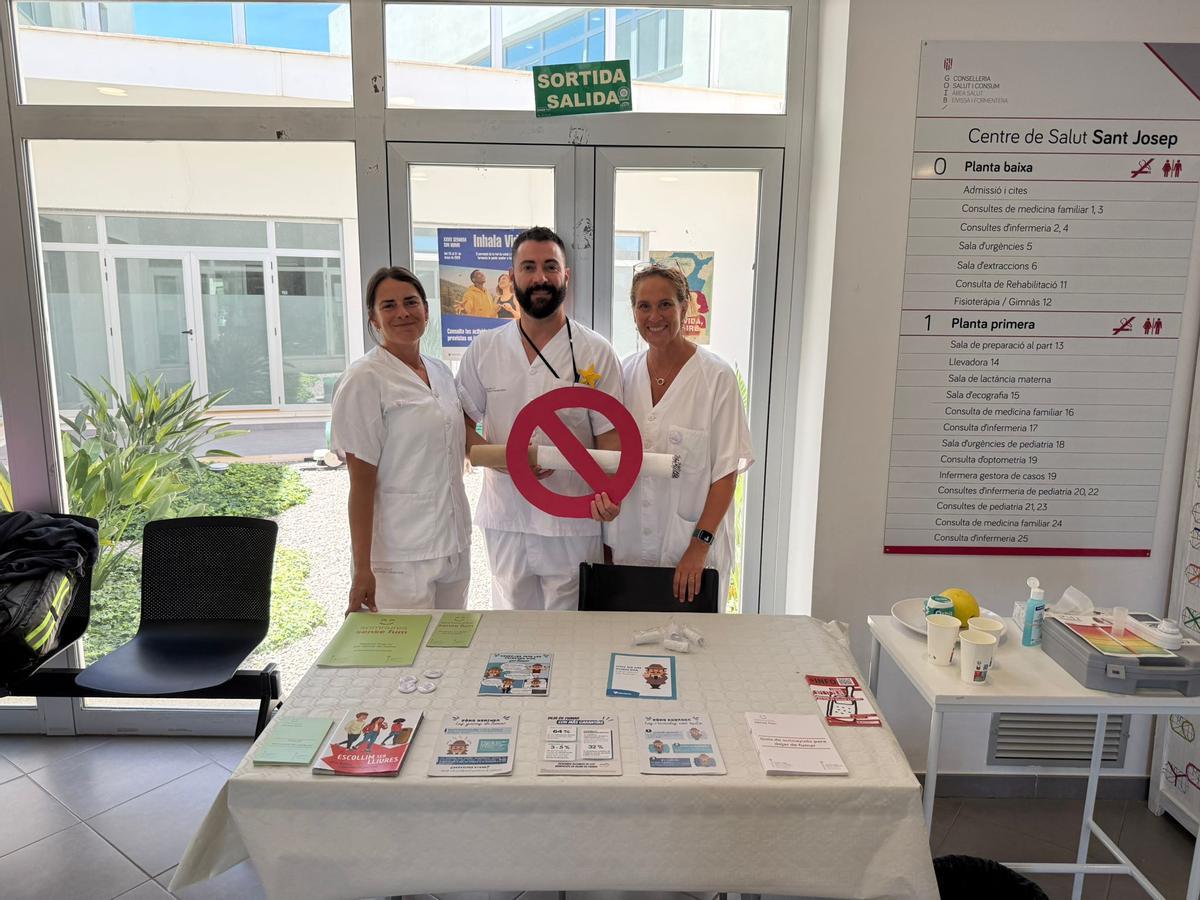 Galería: Ibiza y Formentera contra el consumo de tabaco y vapers