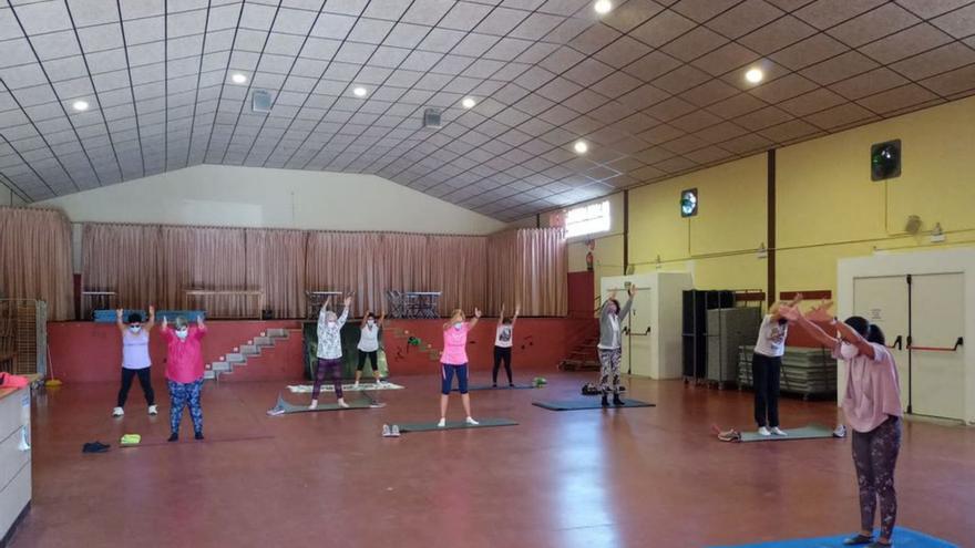 Los vecinos ya pueden disfrutar de las nuevas clases de pilates. |