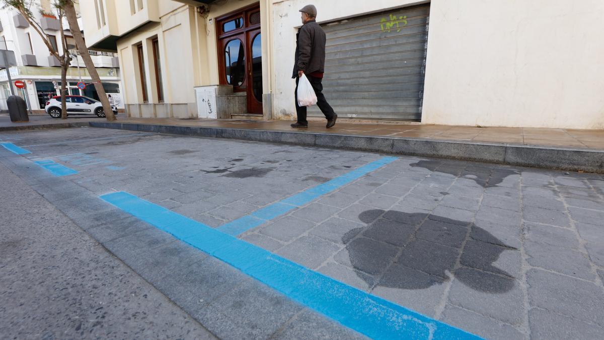 Zona azul en Sant Antoni