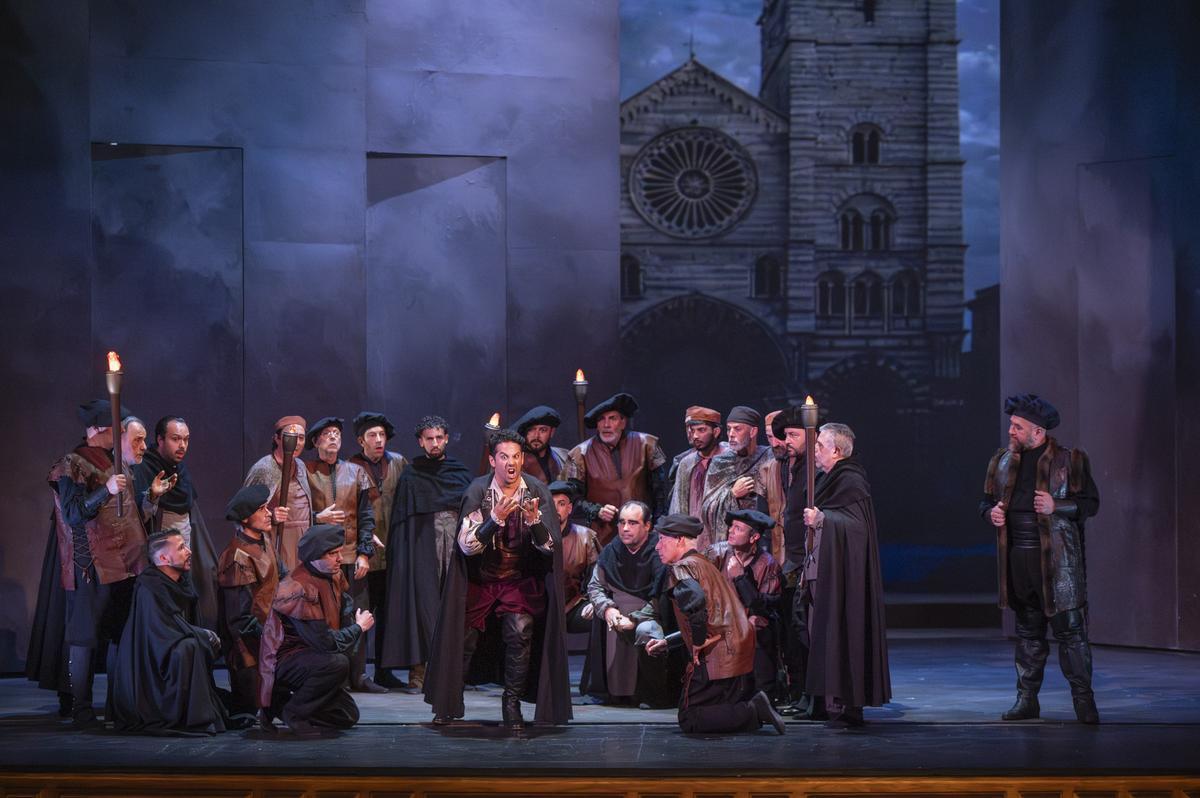 Ensayo general de Simón Boccanegra, tercer título de la 59º temporada de ópera de Las Palmas de Gran Canaria
