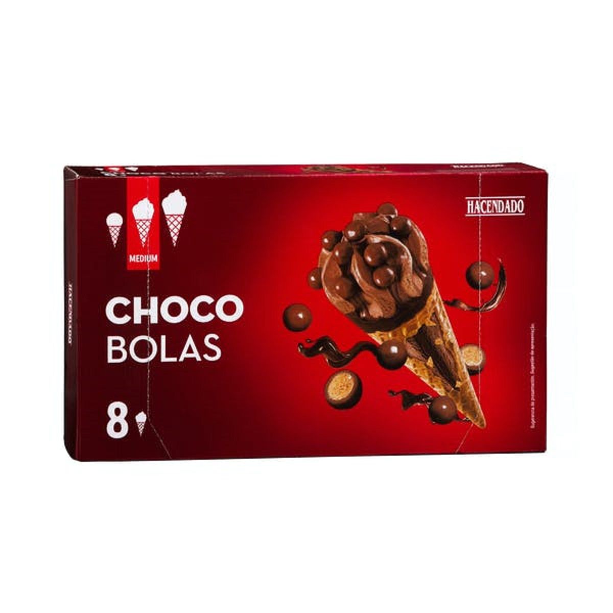 El helado de cucurucho Chocobolas de Mercadona