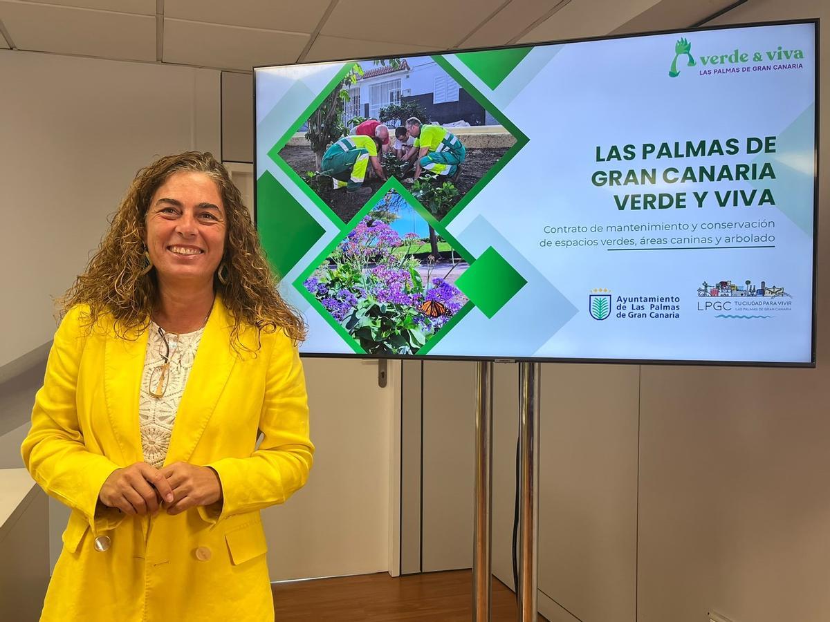 Martínez Soliño presenta el nuevo contrato de mantenimiento de espacios verdes