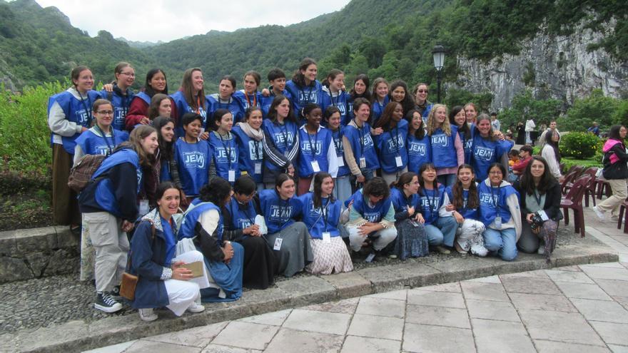 Un recuerdo a los sanfermines en Covadonga