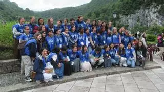 Un recuerdo a los sanfermines en Covadonga