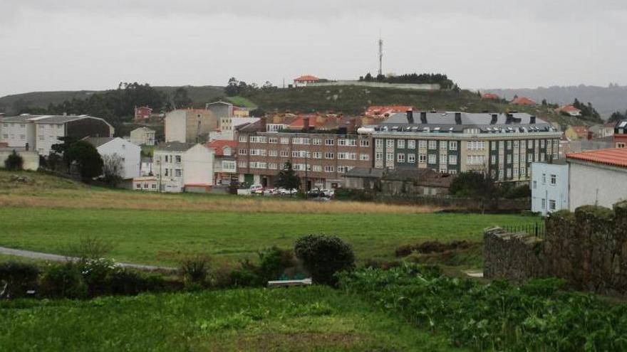 Zona en la que se construirá el campo de fútbol de Pastoriza.