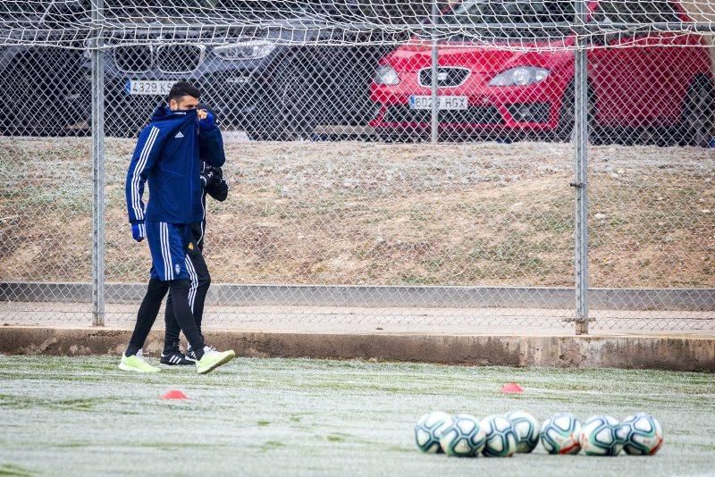 Entrenamiento del 13 de enero del Real Zaragoza