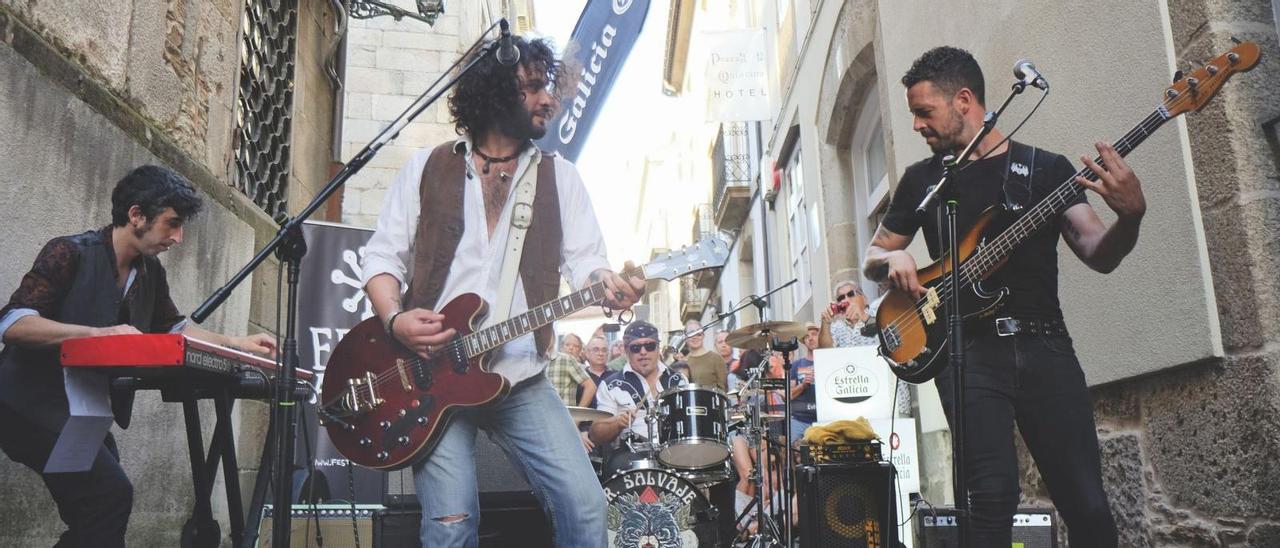 Sr. Salvaje, rock de agora e de sempre sobre a rúa.