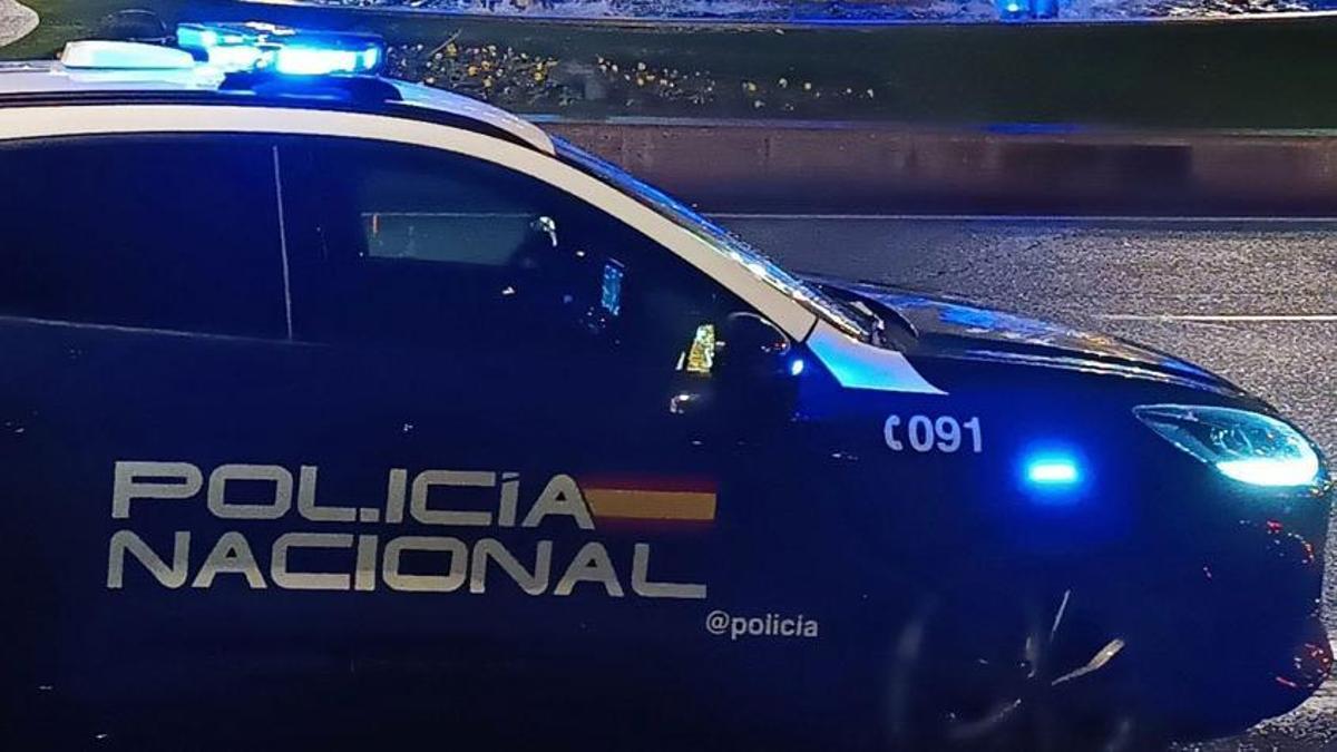 Vehículo de la Policía Nacional.