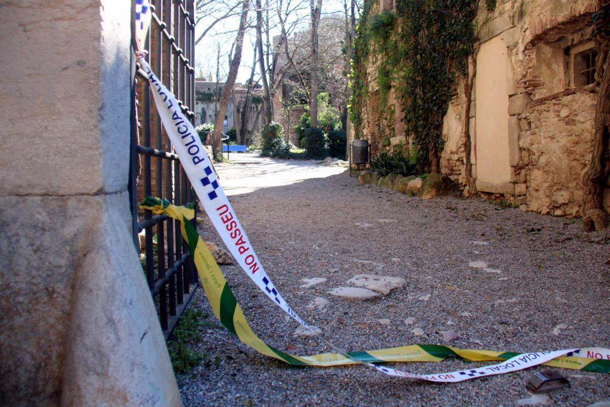 Les imatges del danys per les ventades a la ciutat de Girona Les imatges del danys per les ventades a la ciutat de Girona