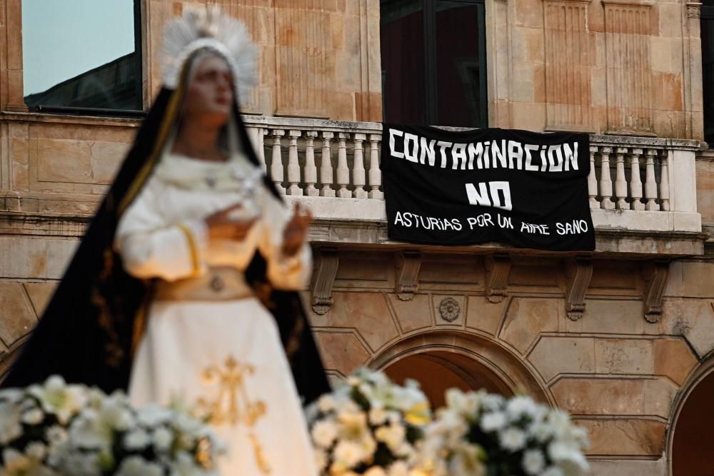 Procesión del Encuentro en Gijón