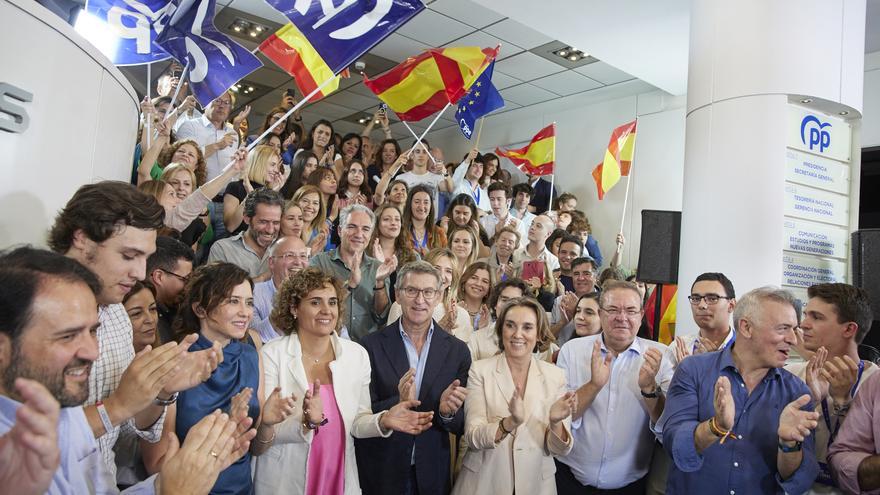 Feijóo celebra el triunfo del PP: "Vamos a ganar y gobernar tras las siguientes generales"