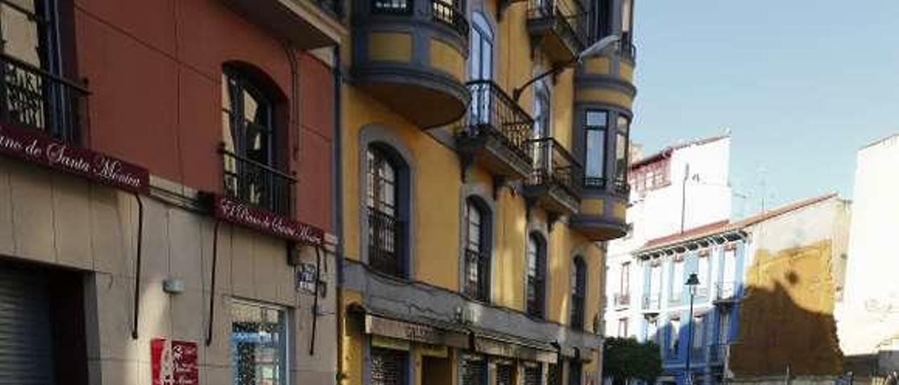 La parada de taxis de la plaza Pedro Menéndez.