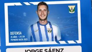 Oficial: Jorge Sáenz cedido al Leganés