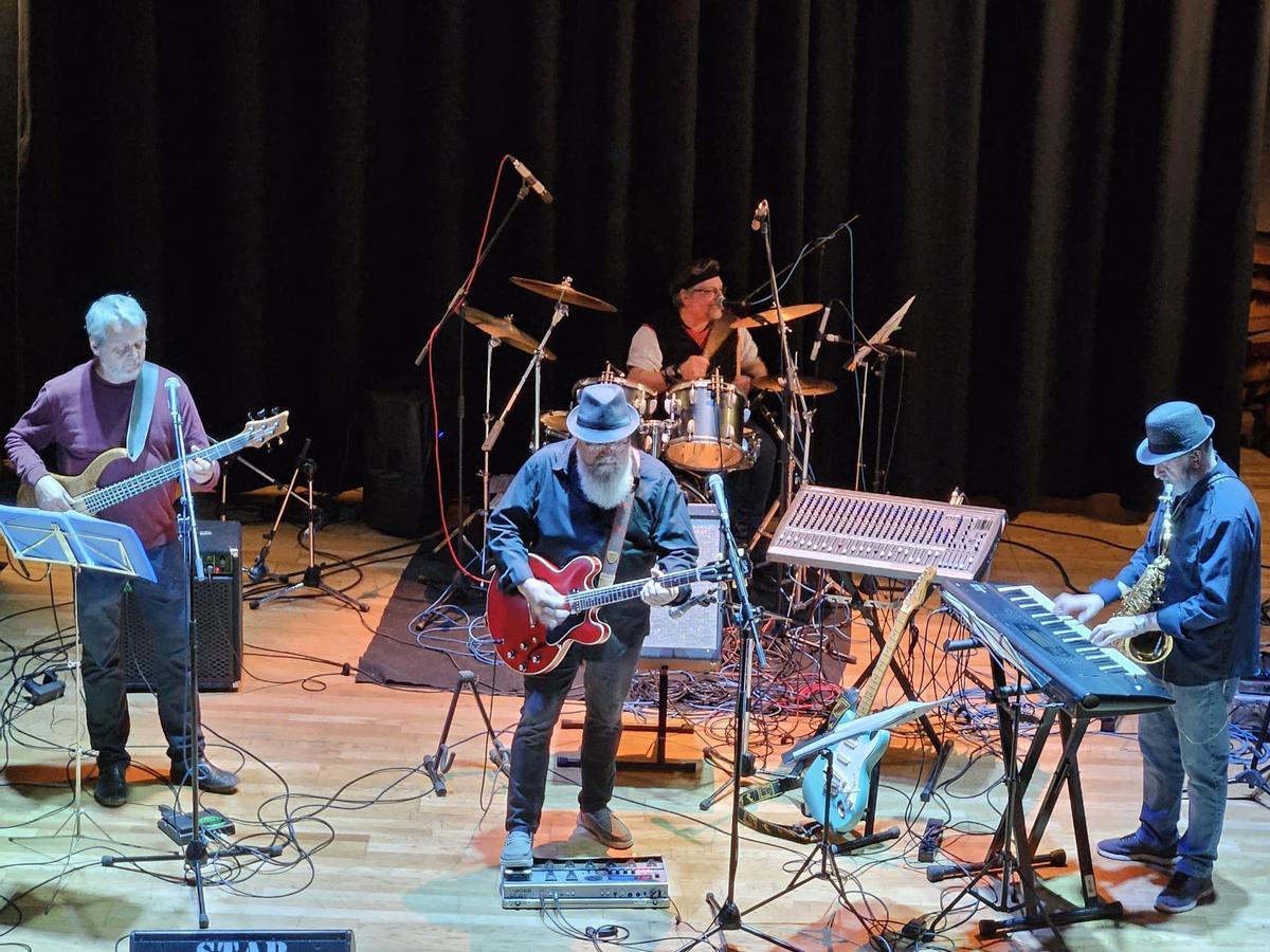 El cuarteto ha actuado recientemente en la presentación de las Jornadas de la Trufa de Morella.