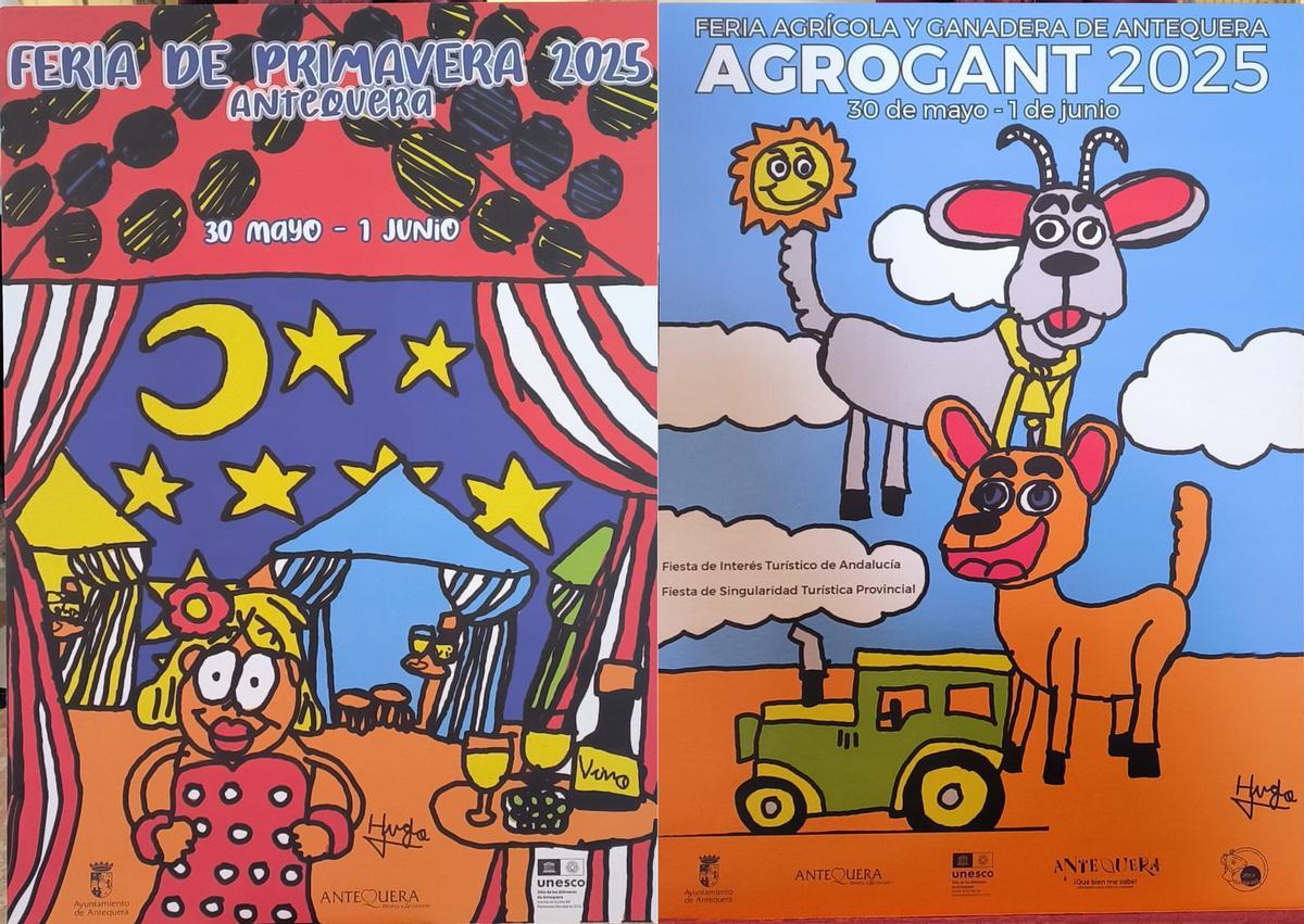 Carteles de la Feria de Primavera y AGROGANT 2025