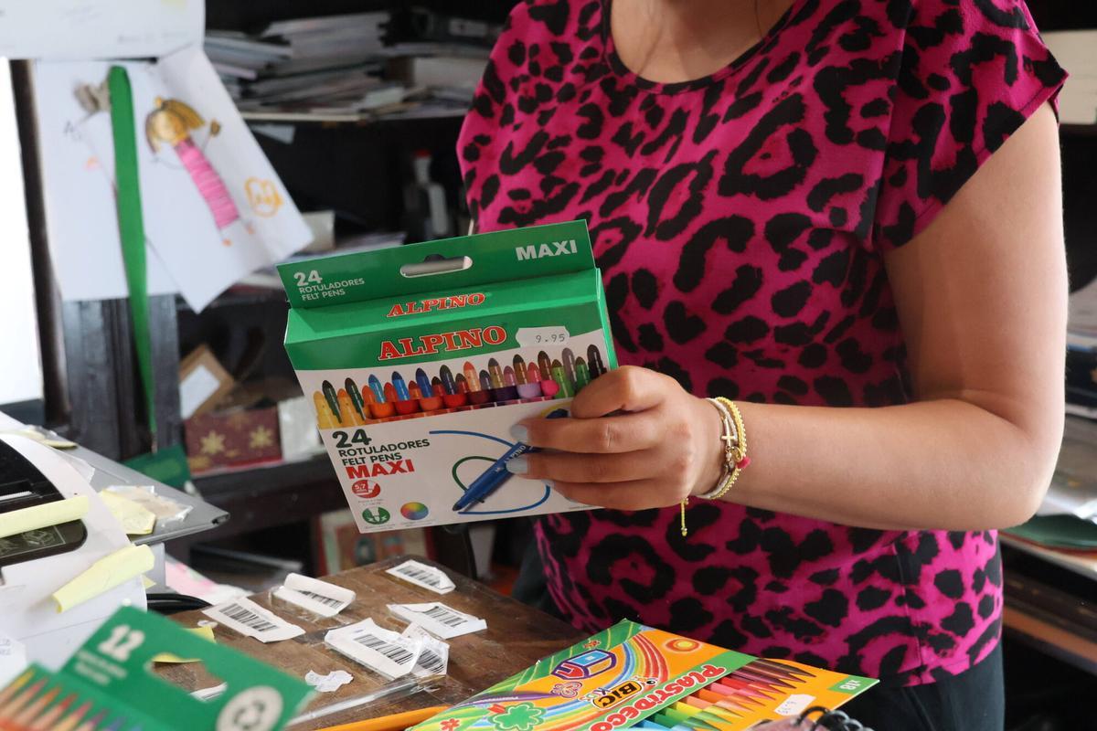 Compra de material escolar para el nuevo curso
