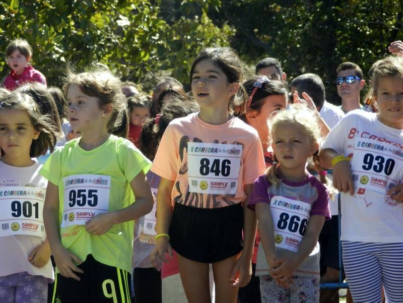 X Carrera de los Niños, parque José Antonio Labordeta