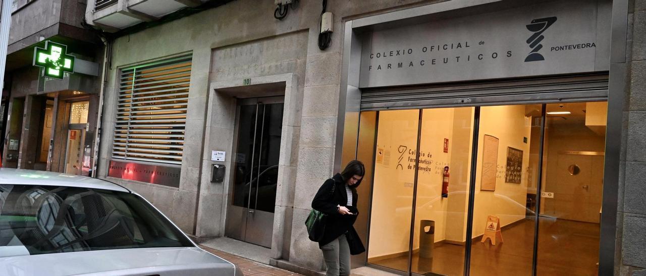 Fachada del Colegio Oficial de Farmacéuticos de Pontevedra